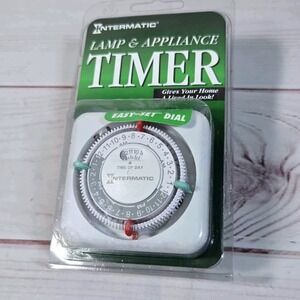 Intermatic Lamp & Appliance Timer Heavy Duty Easy Set Dial‎ Indoor